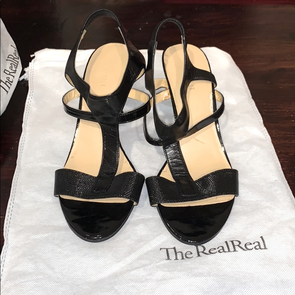 Black nine west heels